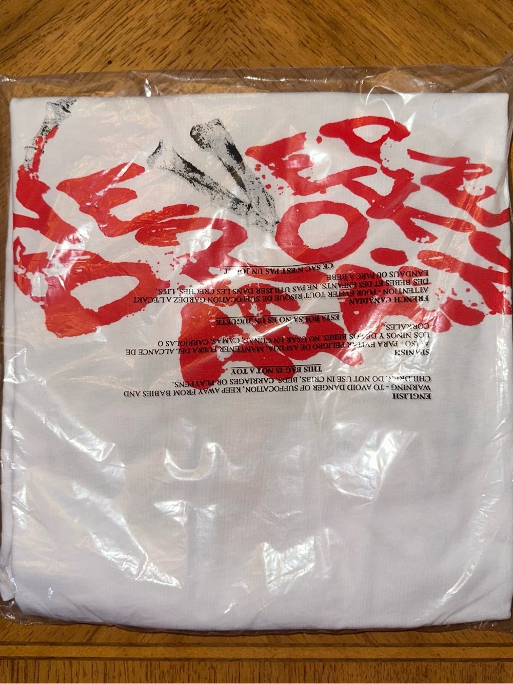 VLONE x NBA Youngboy Bones Graphic TShirt Size Small White Red Short Sleeve